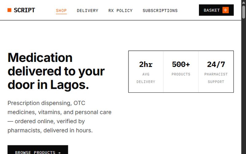 Script Pharmacy — website preview